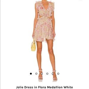 Misa Dress - Jolie Dress in Flora Medallion White